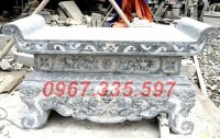 48 mẫu bàn lễ đá đặt trước lăng mộ đẹp bán tại Đắk Nông - Mẫu bàn lễ bằng đá nin