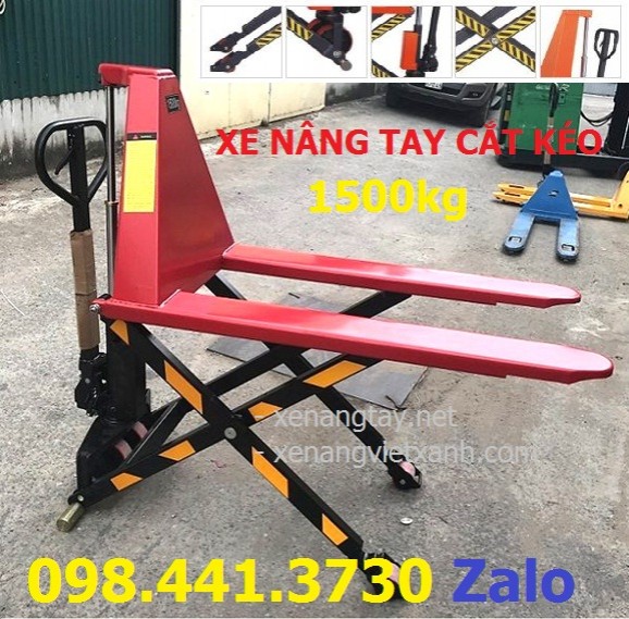 Xe nâng tay ziczac 1500kg cao 83cm khuyến mãi giá sốc-image-2