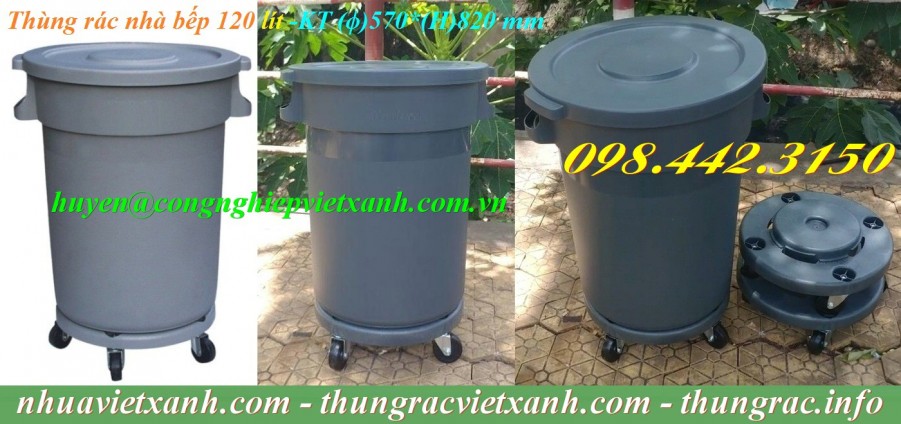 Thùng rác nhà bếp 120 lít giá sốc call 0984423150 – Huyền-image-2