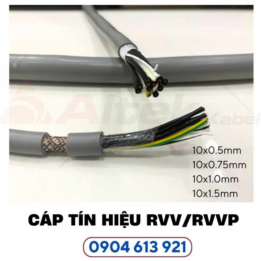 Cáp điều khiển có lưới chống nhiễu 10x0.5mm Altek Kabel-image-5