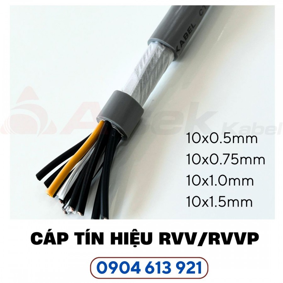 Cáp điều khiển có lưới chống nhiễu 10x0.5mm Altek Kabel-image-3