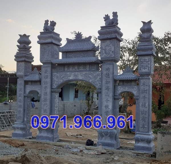 mẫu cổng đá đẹp bán đà nẵng – tam quan tứ trụ-image-3