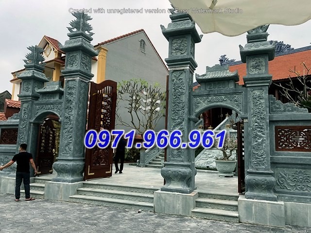xây mẫu cổng đá đẹp bán bắc giang – tam quan tứ trụ 666-image-5