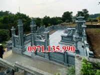 Tây Ninh Mẫu khuôn viên lăng mộ đá xanh rêu đẹp bán tại Tây Ninh, gia đình dòng