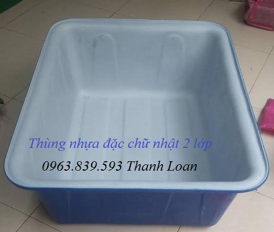 Thùng nhựa đặc chữ nhật, thùng nhựa làm bể bơi, nuôi cá,...-image-3, Trần Thanh Loan