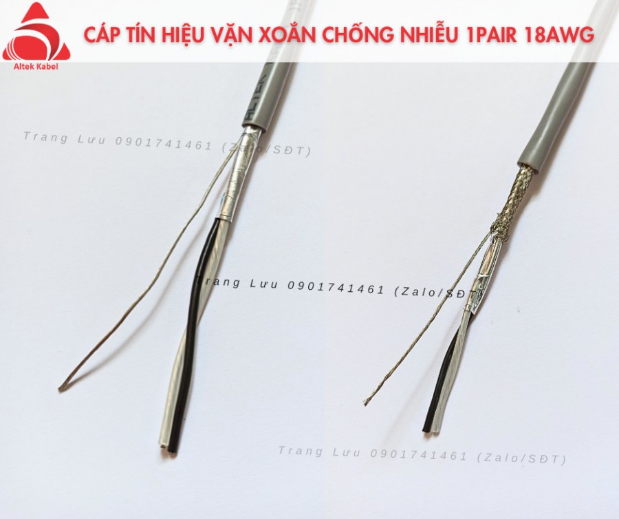 Cáp vặn xoắn chống nhiễu 1pair 18awg tại Đà Nẵng, Hà Nội, Hồ Chí Minh-image-2
