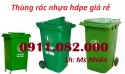 Chuyên sỉ thùng rác nhựa tại cần thơ- thùng rác 120L 240L 660L giá rẻ- lh 091108