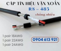 Cáp tín hiệu truyền thông tin RS485 1 pair 24AWG/2 pair 24AWG