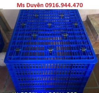 Sóng nhựa có bánh xe, rổ nhựa công nghiệp, rổ nhựa may mặc call 0916.944.470-image-3