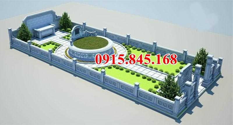 mẫu lăng mộ đá nghĩa trang bán gia lai, lăng mộ thờ tro cốt 635-image-3