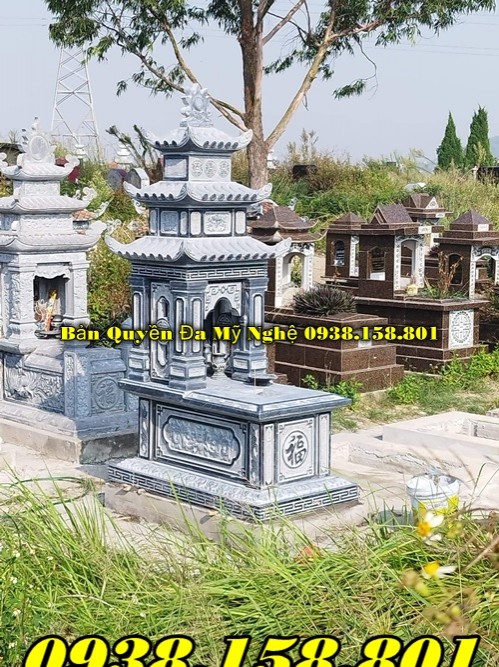 Đắk Nông bán mộ đá 1 mái đẹp - Mộ 2 mái, mái vòm-image-2