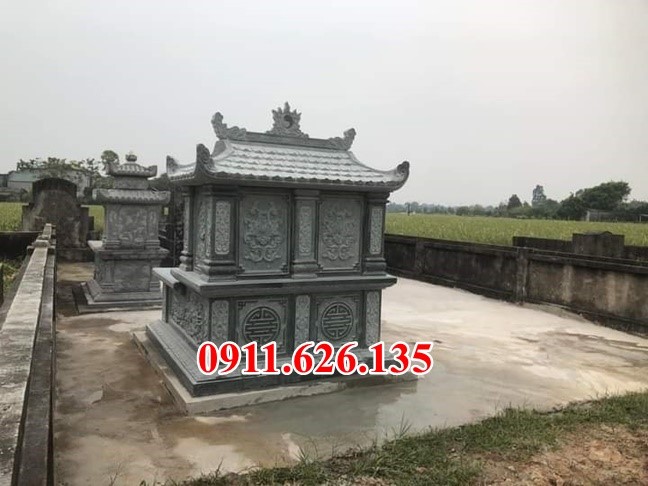 gia lai+ bán mẫu nhà mồ đá đôi để tro cốt đẹp-image-2