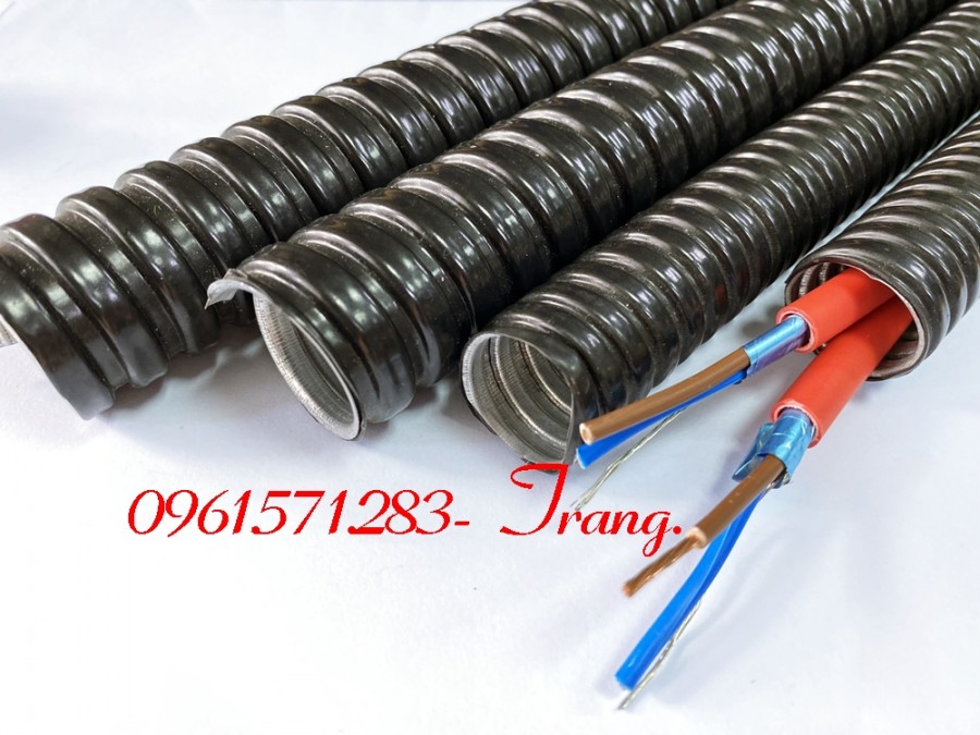 Ống ruột gà lõi thép bọc nhựa dày chống thấm dầu và nước-image-3