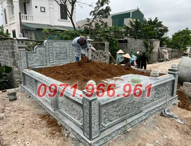 mẫu mộ đá xanh đẹp bán sơn la, mộ tam cấp 464-image-2