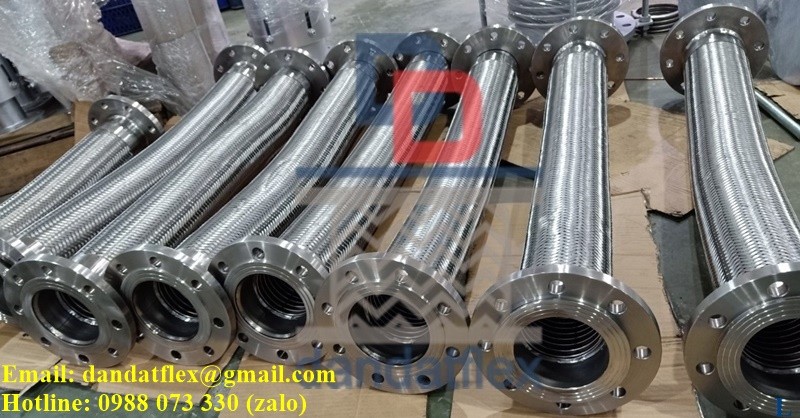 Khớp nối mềm chống rung mặt bích thép - inox 304 - inox 316-image-5