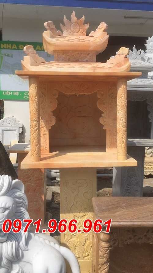 Mẫu Miếu Thờ đá thờ ngoài trời đẹp bán tại ninh thuận - đơn giản hiện đại 352-image-2