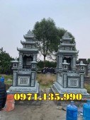 Mẫu mộ đá đôi Đơn Giản đẹp bán tại Vĩnh Long