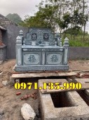 mẫu mộ đá đôi 3 mái che đẹp bán tại Vĩnh Long