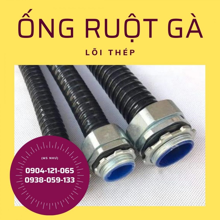 Ống ruột gà lõi thép phi 16, phi 20, phi 25, phi 32,..-image-3