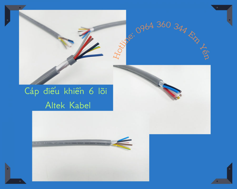 Dây cáp tín hiệu RVV/RVVP 6 ruột Altek Kabel-image-3