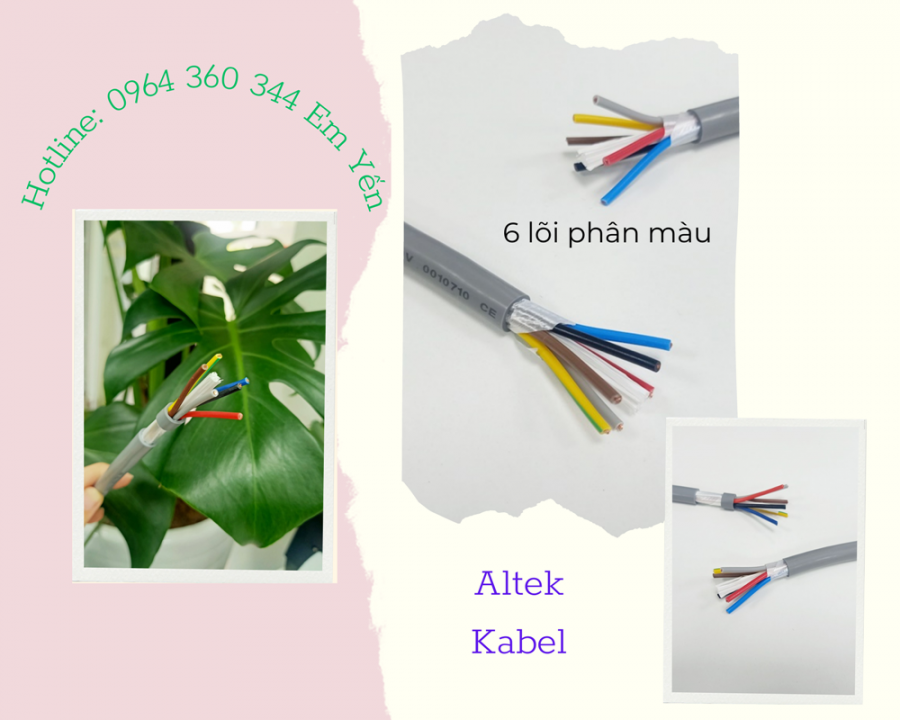 Dây cáp tín hiệu RVV/RVVP 6 ruột Altek Kabel-image-2