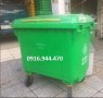 Cung cấp thùng rác nhựa 660 lít, thùng rác công cộng 4 bánh xe call 0916.944.470