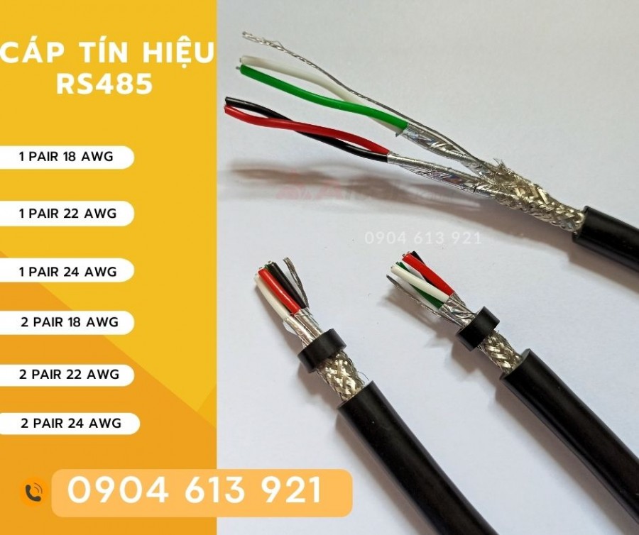 cáp tín hiệu RS485 vặn xoắn chống nhiễu, cáp truyền thông chống nhiễu rs485-image-3