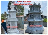 Hà Nội Xây, lắp đặt Mẫu mộ tháp đá đẹp bán tại Hà Nội