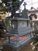 Thái Bình Mẫu mộ mồ mả công giáo bằng đá đẹp bán tại Thái Bình - đạo thiên chúa