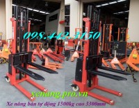 Xe nâng bán tự động 1.5 tấn cao 3.3 mét giảm giá sốc call 0984423150 – Huyền