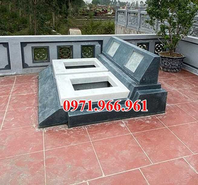 Mẫu mộ đá đôi đẹp bán tại bắc kạn - mộ đôi đơn giản, ông bà bố mẹ-image-3