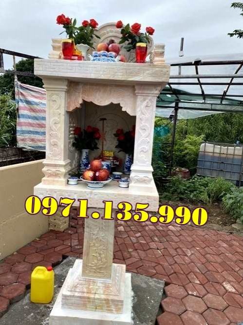 Thái Nguyên Mẫu miếu thờ ngoài trời bằng đá đẹp bán tại Thái Nguyên-image-2