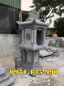 174- Hưng Yên Mẫu miếu thờ bằng đá xanh đẹp bán tại Hưng Yên