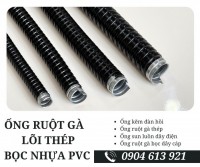 Ống ruột gà lõi thép bọc nhựa/ ống kẽm đàn hồi Đà Nẵng, Hà Nội, HCM