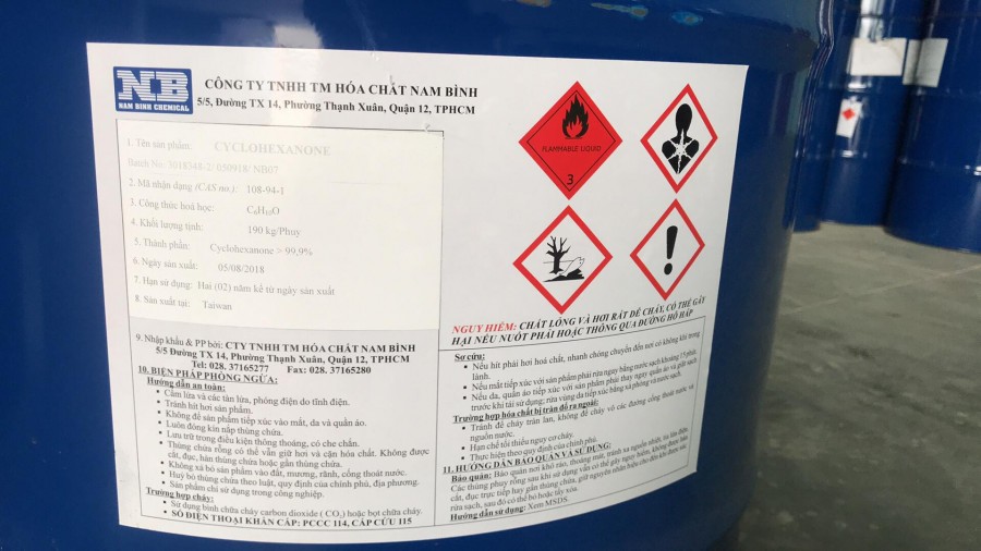 DẦU ÔNG GIÀ, Hoá chất Cyclohexanone (CYC), anone CAS No: 108-94-1-image-3
