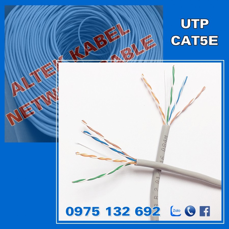 Cáp mạng Cat5e, Cat6 lõi đồng 100‰ nhập khẩu chính hãng Altek Kabel-image-2