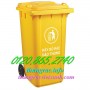 Giá cực sốc thùng rác y tế 240 lít, thùng chứa rác thải nguy hại, thùng rác 240