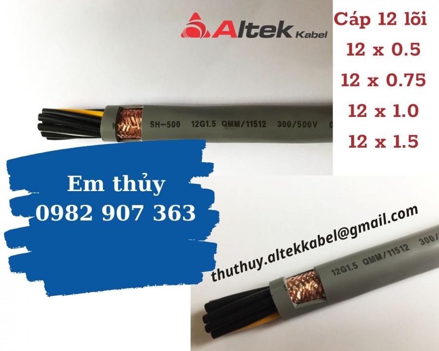 Cáp điều khiển 12 lõi chính hãng, giá tốt , sẵn kho-image-5