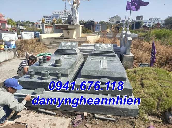 Hà Nam Mẫu mộ đá công giáo đơn giản đẹp bán tại Hà Nam - đạo thiên chúa-image-2