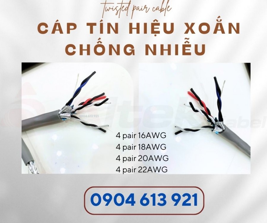 Cáp xoắn tín hiệu chống nhiễu / Twisted pair shield cable Altek Kabel-image-3
