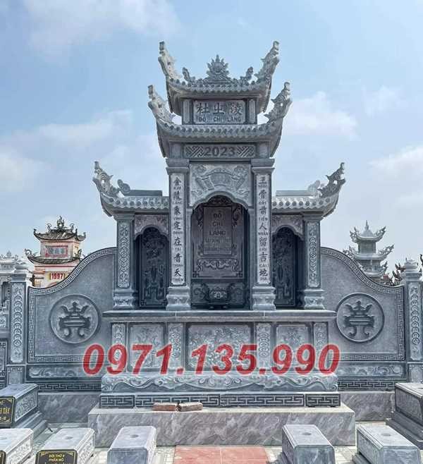 Bắc Ninh Mẫu lăng mộ đá nguyên khối đẹp bán tại Bắc Ninh - gia đình dòng họ gia-image-5