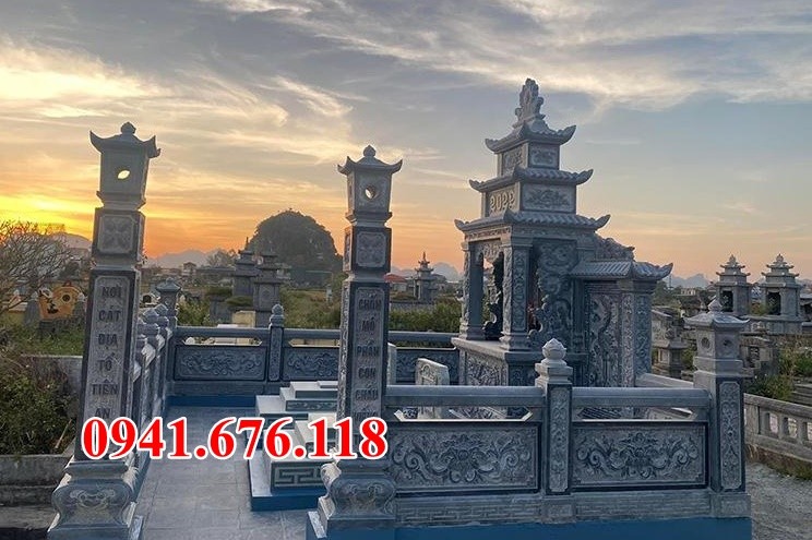 Nam Định Mẫu lăng mộ đá đơn giản đẹp bán tại Nam Định - gia đình dòng họ gia tộc-image-5