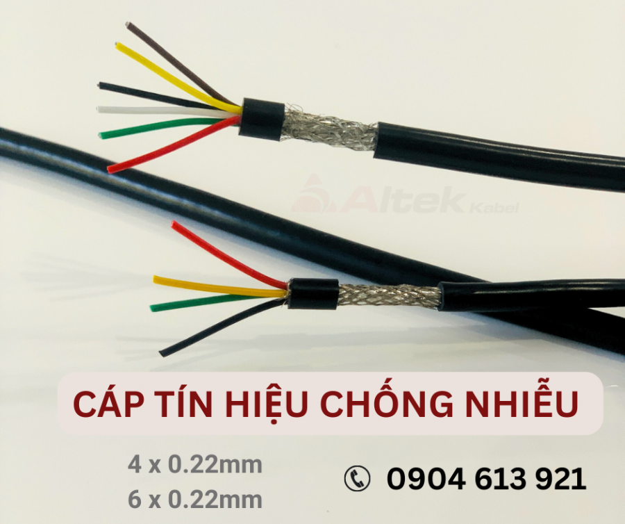 Cáp tín hiệu chống nhiễu 4x0.22/ 6x0.22/8x0.22mm-image-3