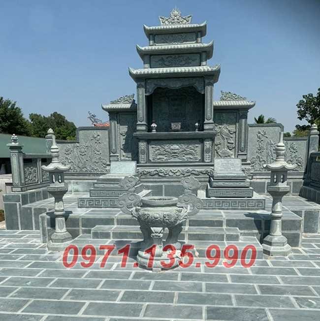 Nam Định Mẫu lăng mộ đá song thân đẹp bán tại Nam Định - gia đình dòng họ gia tộ-image-5