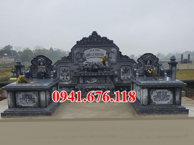 Nam Định Xây - lắp đặt sẵn mẫu lăng mộ đá đẹp bán tại Nam Định - gia đình dòng h-image-5