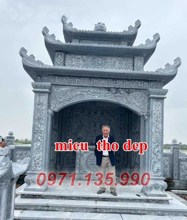 Nam Định Mẫu lăng mộ đá chạm điêu khắc đẹp bán tại Nam Định - gia đình dòng họ g-image-2