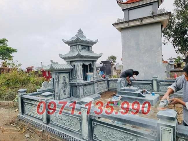 Thái Bình Mẫu lăng mộ đá mỹ nghệ đẹp bán tại Thái Bình - gia đình dòng họ gia tộ-image-3
