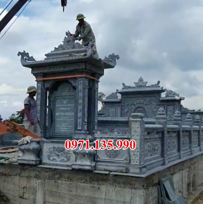 Quảng Ninh Mẫu lăng mộ đá chạm điêu khắc đẹp bán tại Quảng Ninh - gia đình dòng-image-2