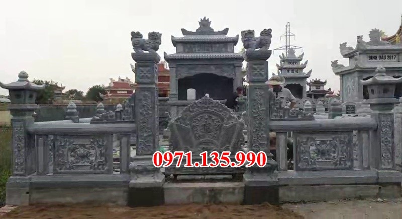 Quảng Ninh Mẫu lăng mộ đá chạm điêu khắc đẹp bán tại Quảng Ninh - gia đình dòng-image-5