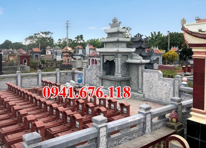 Nam Định Mẫu lăng mộ đá đơn giản đẹp bán tại Nam Định - gia đình dòng họ gia tộc-image-2